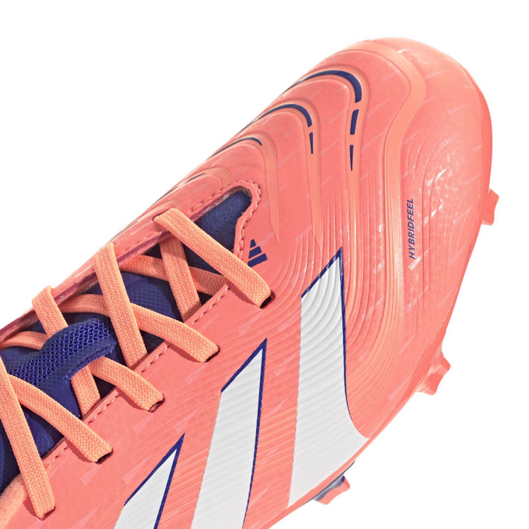 Adidas Predator League Firm/Multi-Ground Boots Junior  - Signal Coral/White/Beam Orange