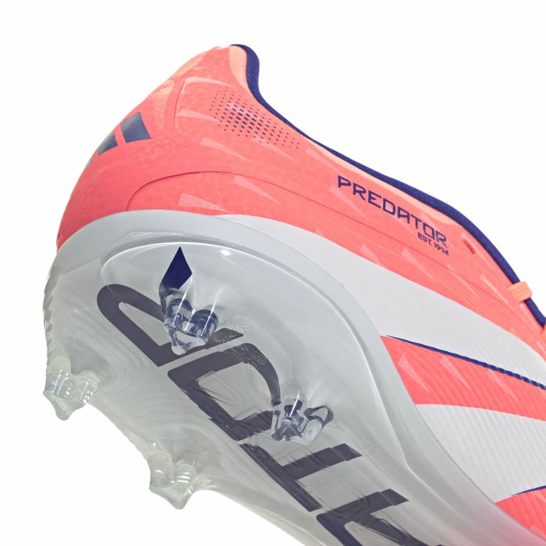 Adidas Predator Elite Firm Ground Boots Kids - Coral/White/Orange
