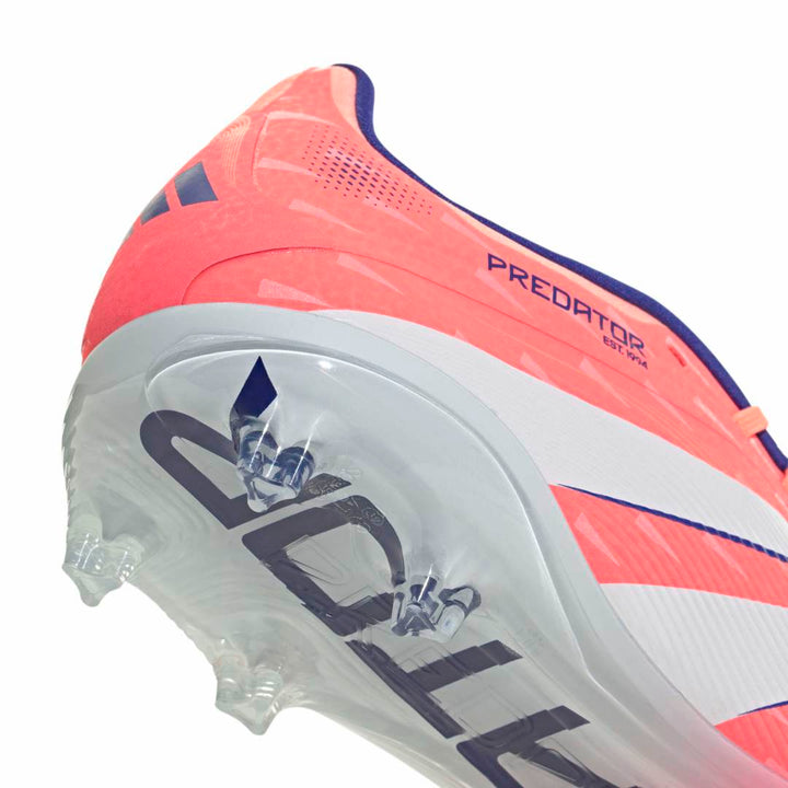 Adidas Predator Elite Firm Ground Boots Kids - Coral/White/Orange