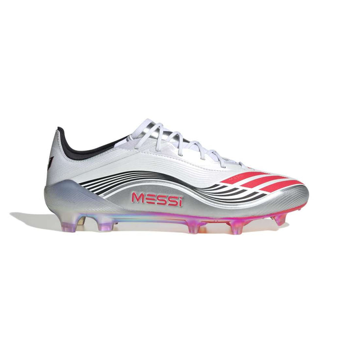 Adidas F50 Elite Messi FG - Cloud White / Lucid Red / Silver Metallic