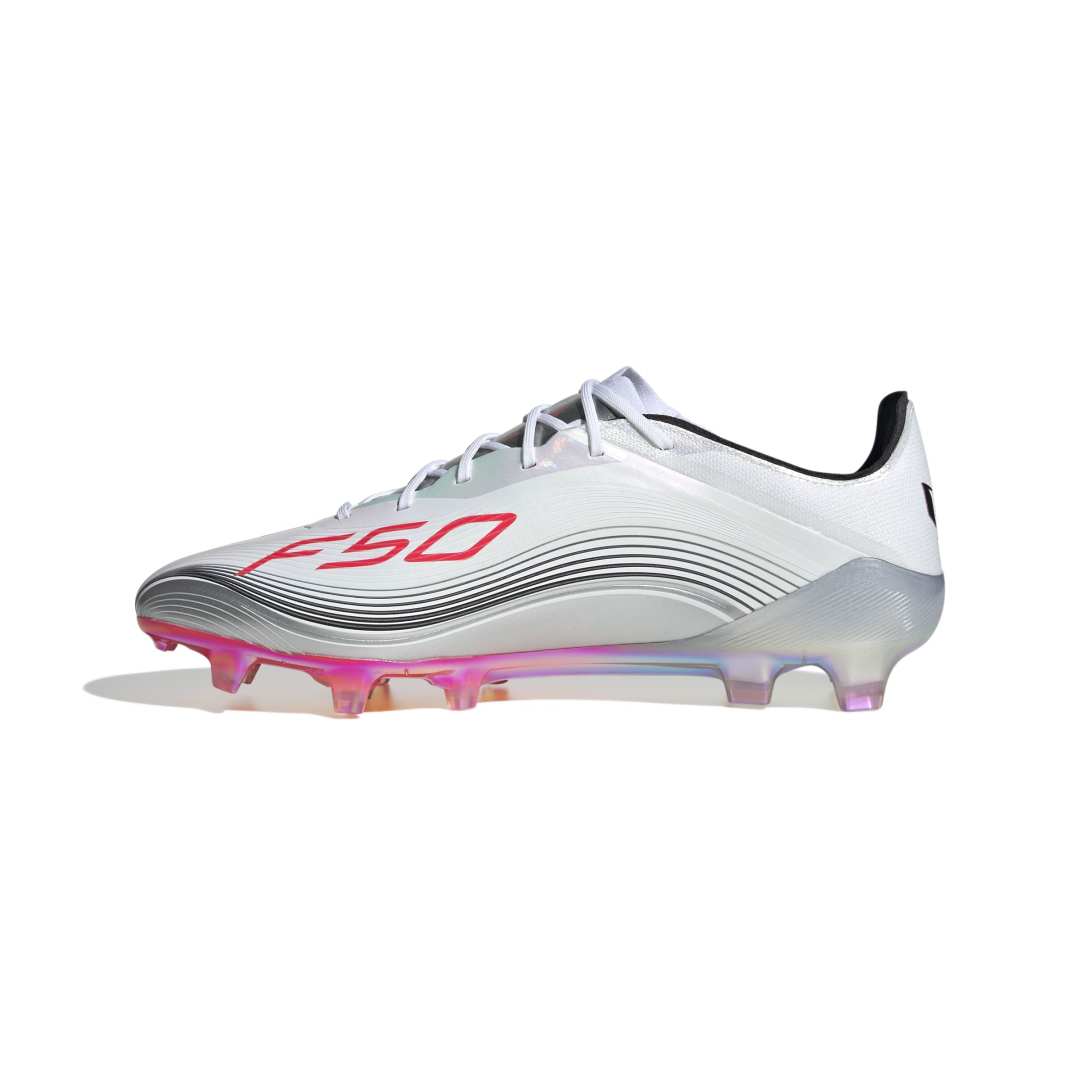 Adidas F50 Elite Messi FG - Cloud White / Lucid Red / Silver Metallic