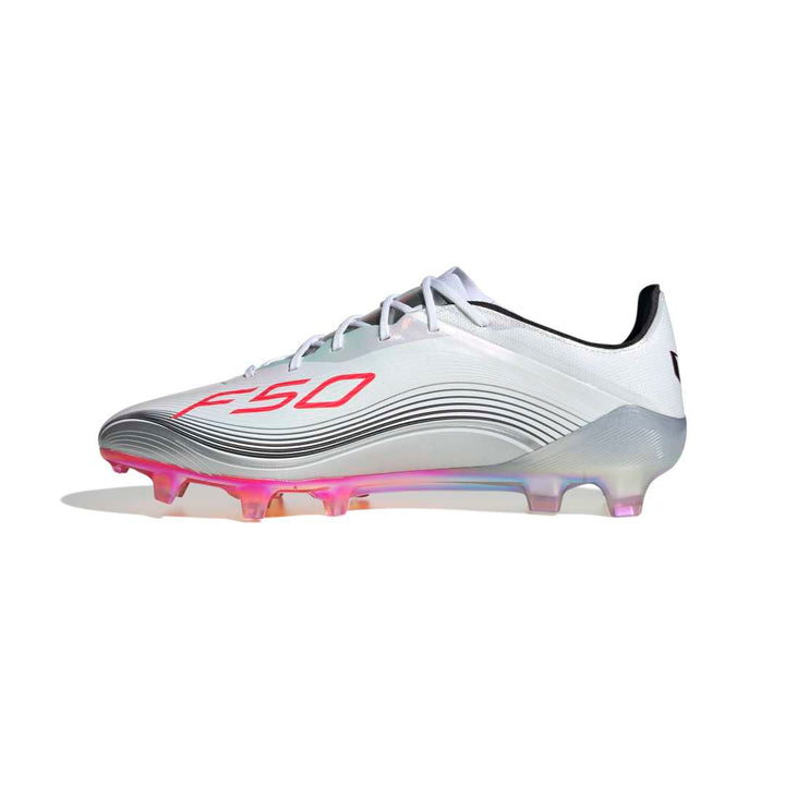 Adidas F50 Elite Messi FG - Cloud White / Lucid Red / Silver Metallic