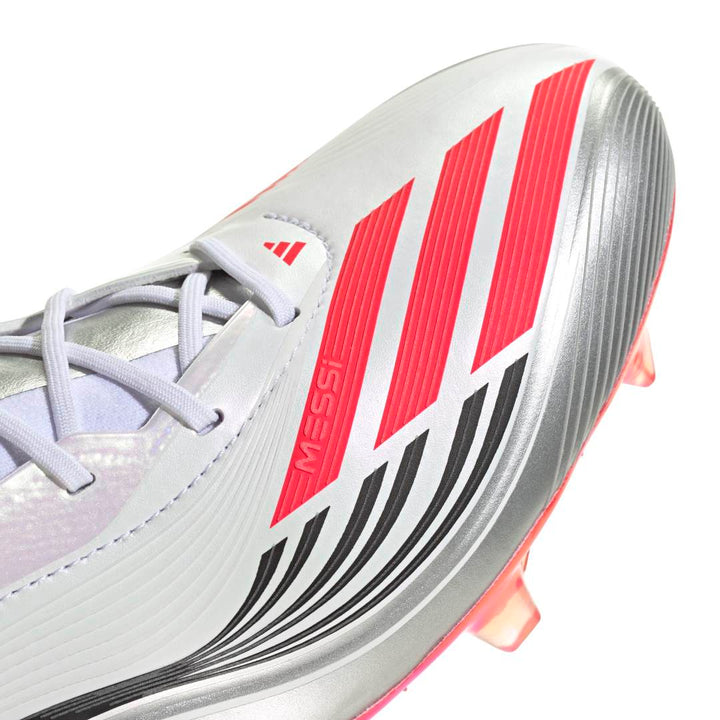 Adidas F50 Elite Messi FG - Cloud White / Lucid Red / Silver Metallic