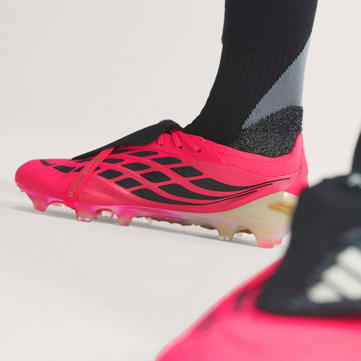 Predator Elite Fold-Over Tongue FG Boots - Solar Turbo / Thermal Chrome / Black