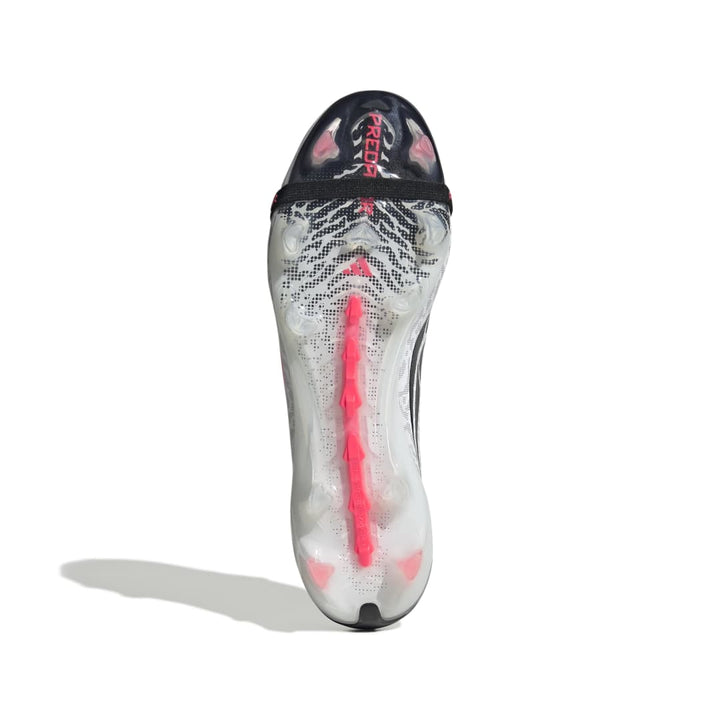 Adidas Predator Elite Fold-Over Tongue FG Boots – White / Solar Turbo / Black