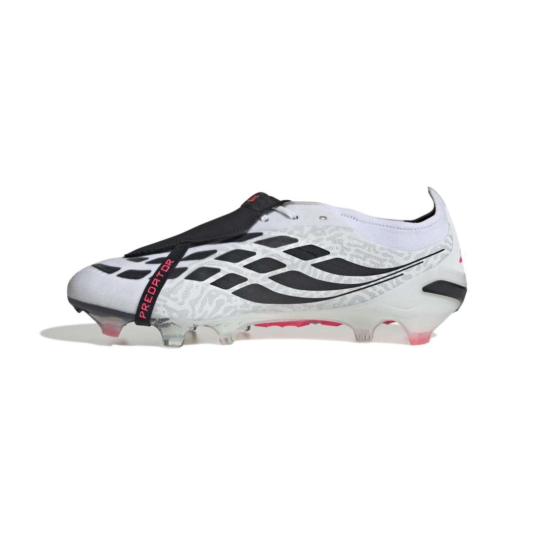 Adidas Predator Elite Fold-Over Tongue FG Boots – White / Solar Turbo / Black