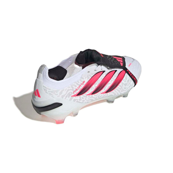 Adidas Predator Elite Fold-Over Tongue FG Boots – White / Solar Turbo / Black