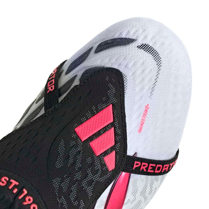 Adidas Predator Elite Fold-Over Tongue FG Boots – White / Solar Turbo / Black