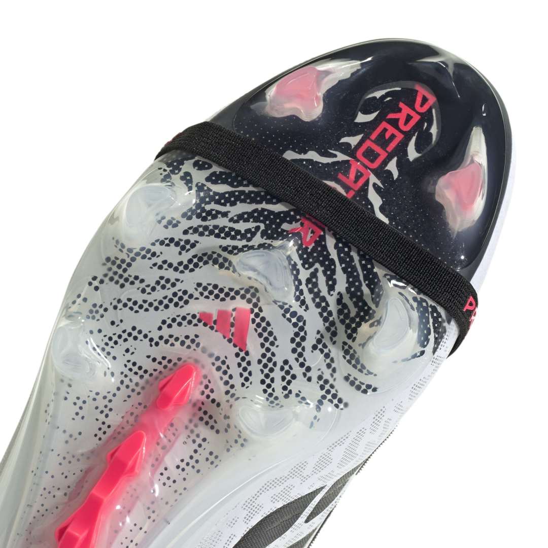 Adidas Predator Elite Fold-Over Tongue FG Boots – White / Solar Turbo / Black