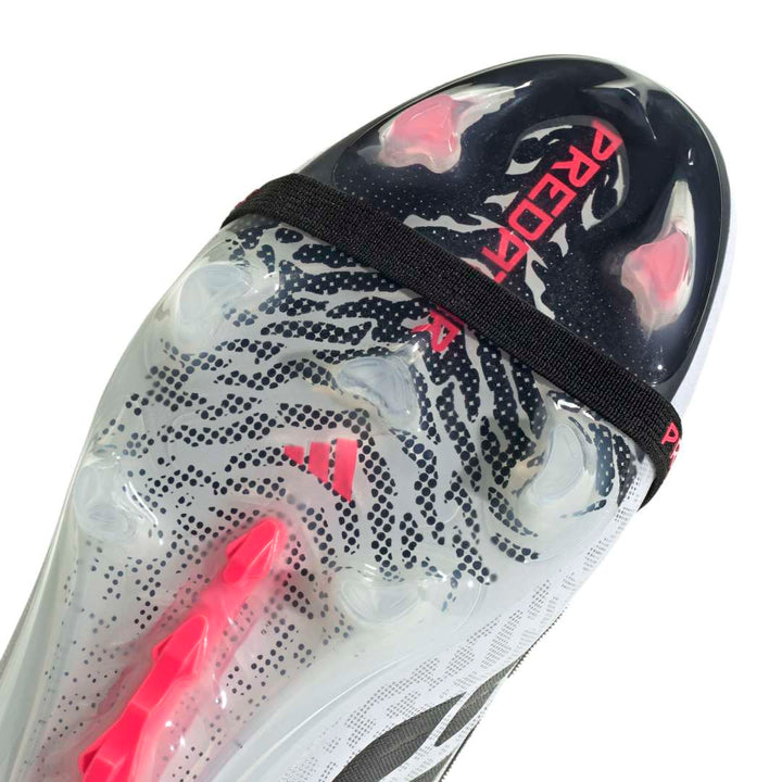 Adidas Predator Elite Fold-Over Tongue FG Boots – White / Solar Turbo / Black