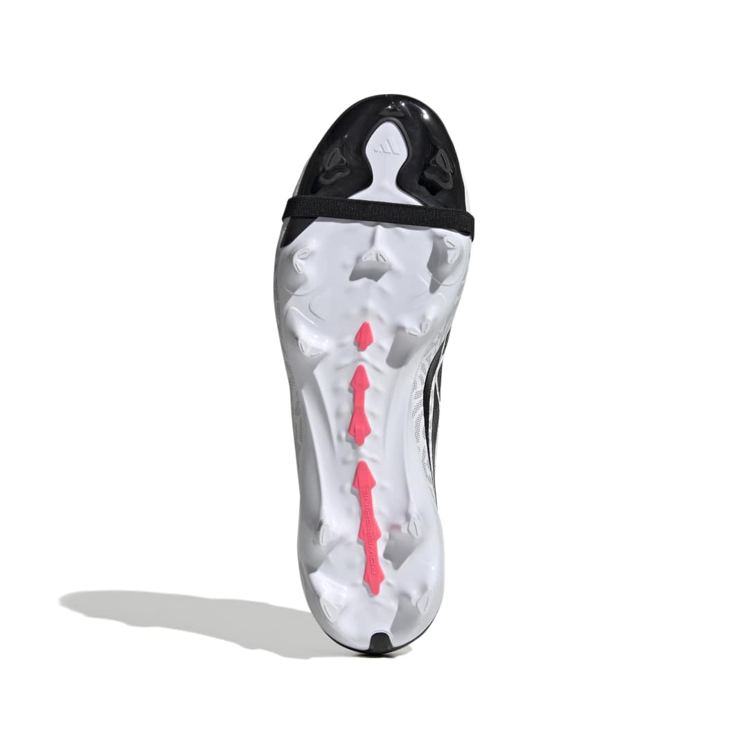 Adidas Predator League Fold-Over Tongue FG Boots – White / Solar Turbo / Black