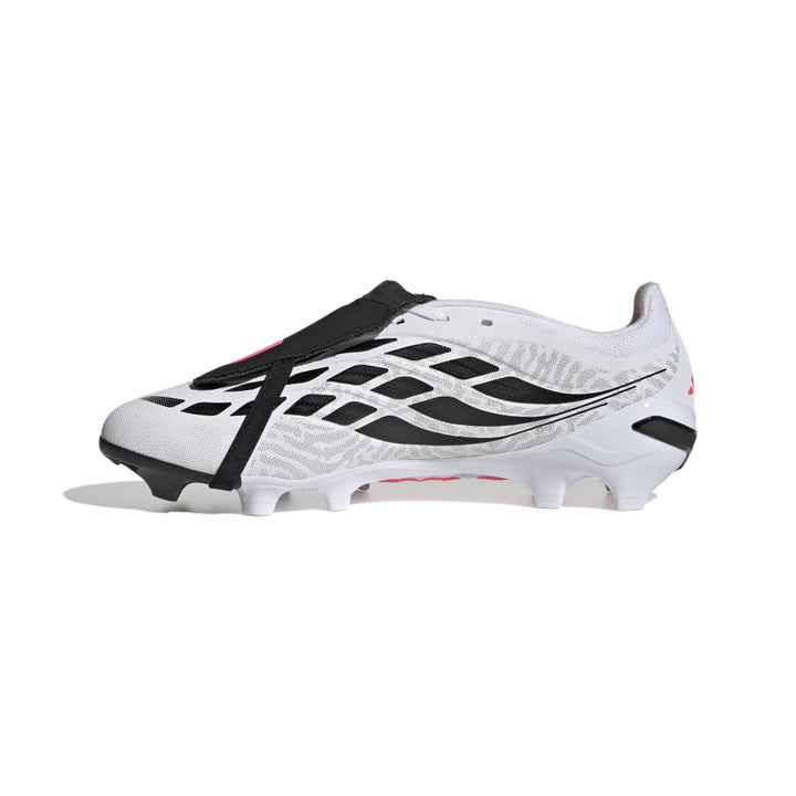 Adidas Predator League Fold-Over Tongue FG Boots – White / Solar Turbo / Black