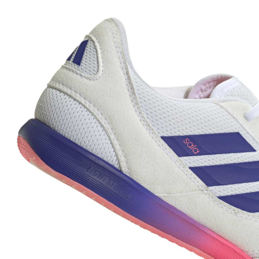 Top Sala Competition II Indoor Football Shoes - White/Purple/Solar