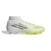 F50 Sparkfusion League -  Mid Cut FG/AG Football Boots Womens - White / Iron / Yellow