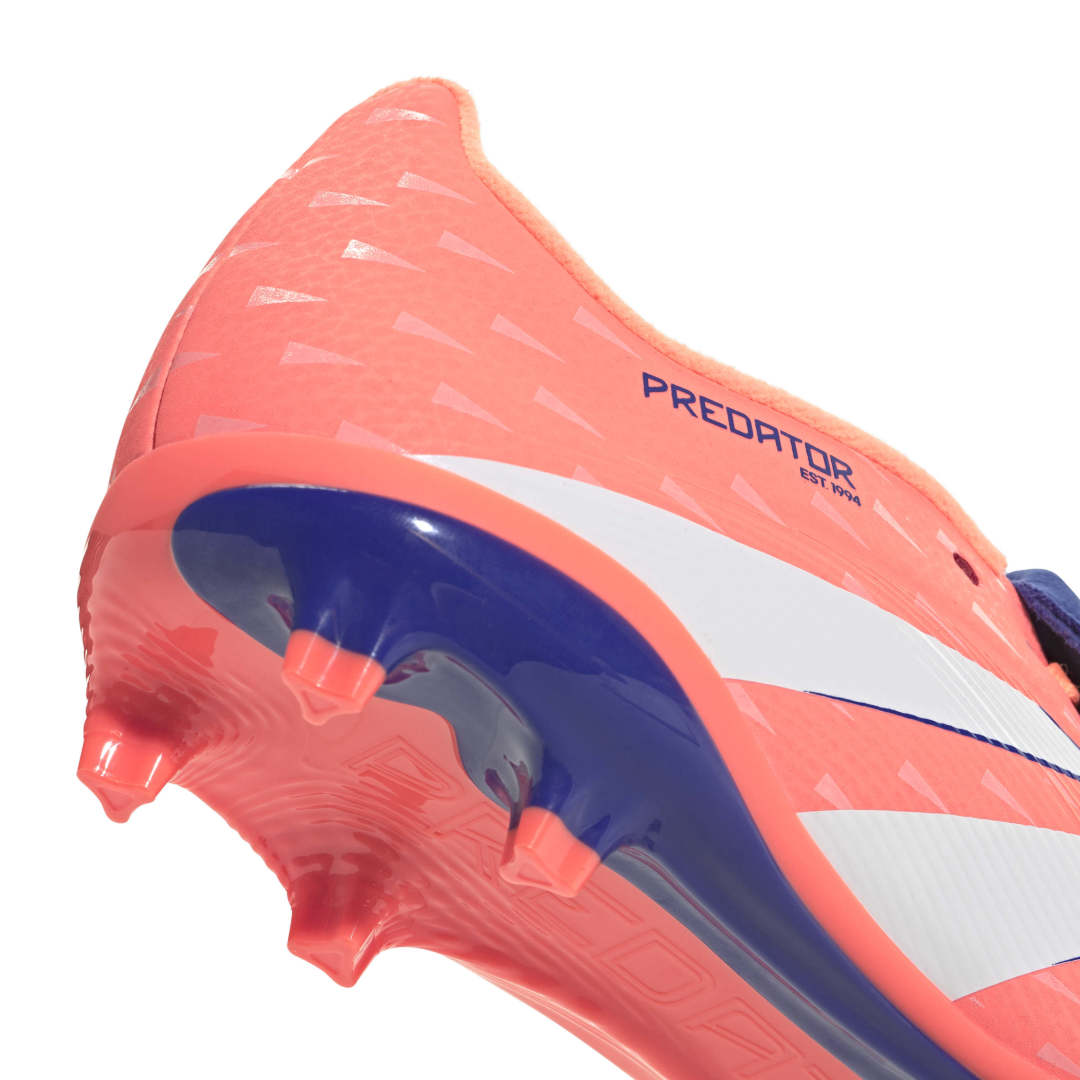 Adidas Predator League Fold-Over Tongue FG Boots - Signal Coral/White/Beam Orange