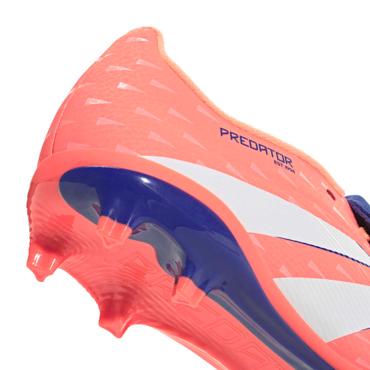 Adidas Predator League Fold-Over Tongue FG Boots - Signal Coral/White/Beam Orange
