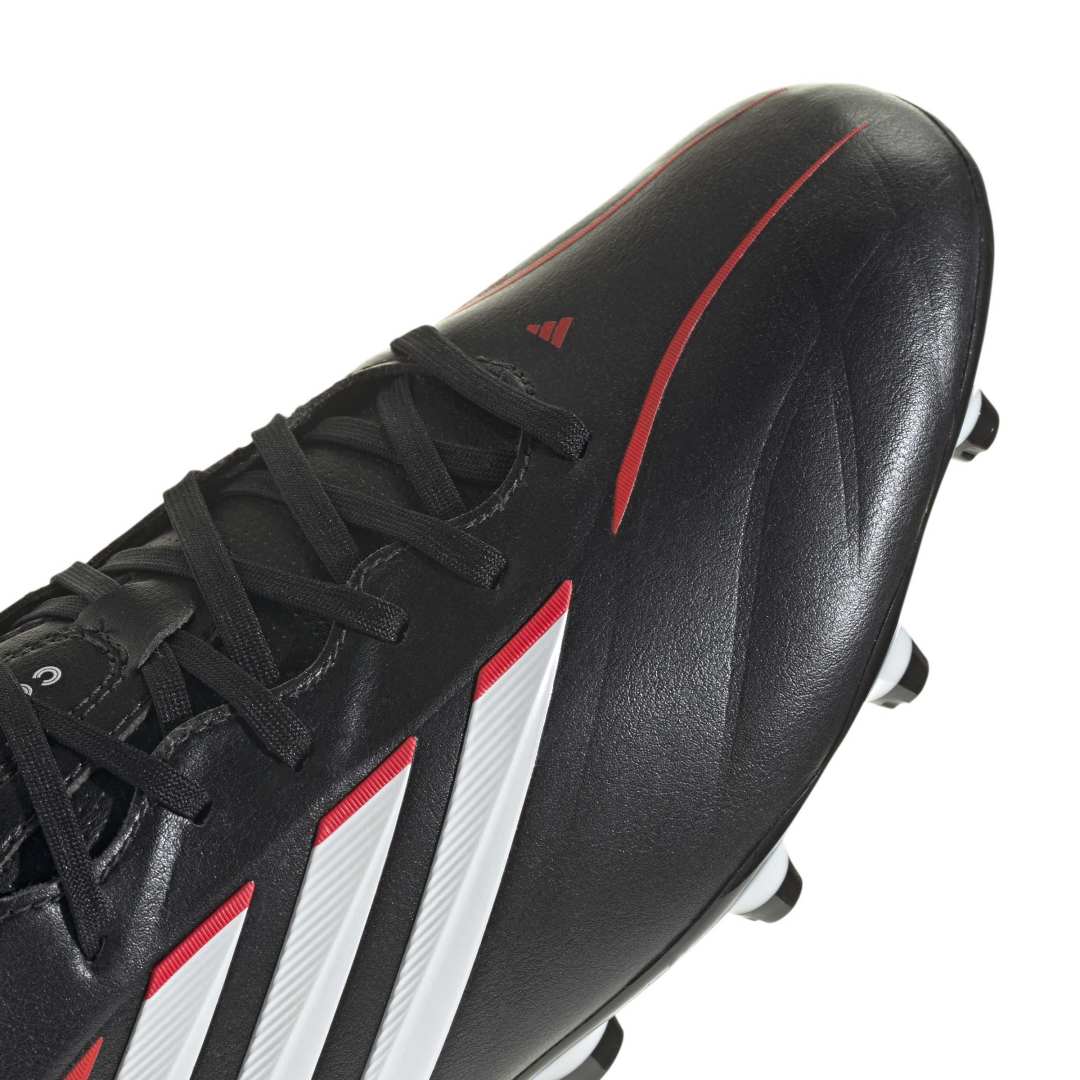 Copa Pure IV League FG Boots - Black / White / Red