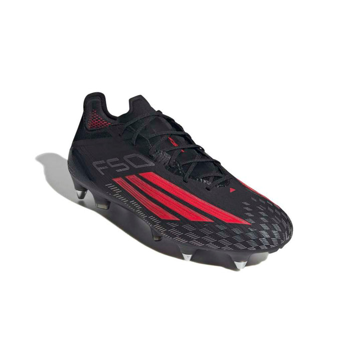 F50 Elite SG Football Boots - Black / Red / Black