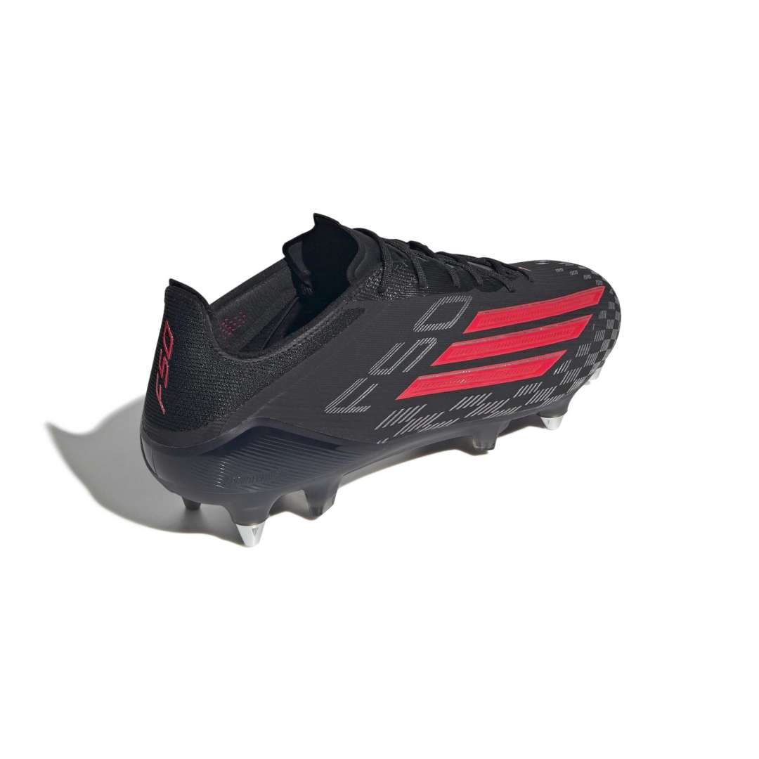 F50 Elite SG Football Boots - Black / Red / Black