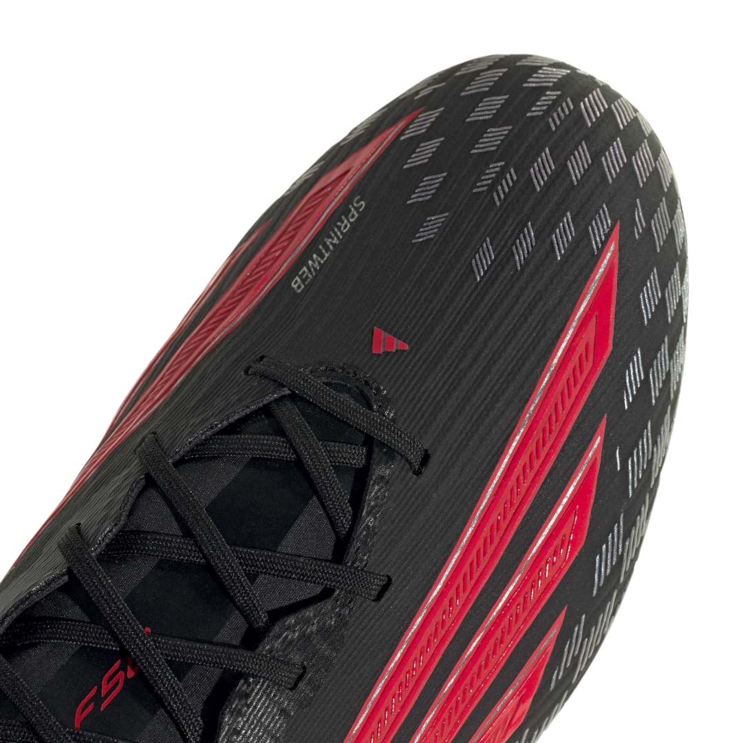 F50 Elite SG Football Boots - Black / Red / Black