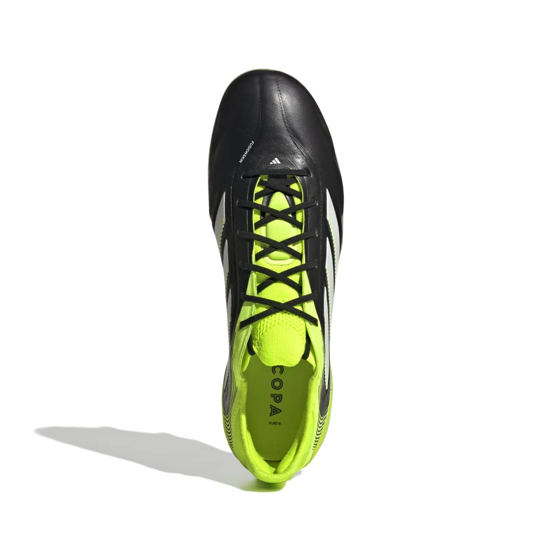 Adidas Copa Pure 3 Elite Soft Ground Boots - Core Black / White / Lucid Lemon