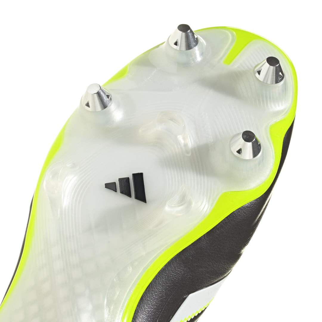 Adidas Copa Pure 3 Elite Soft Ground Boots - Core Black / White / Lucid Lemon