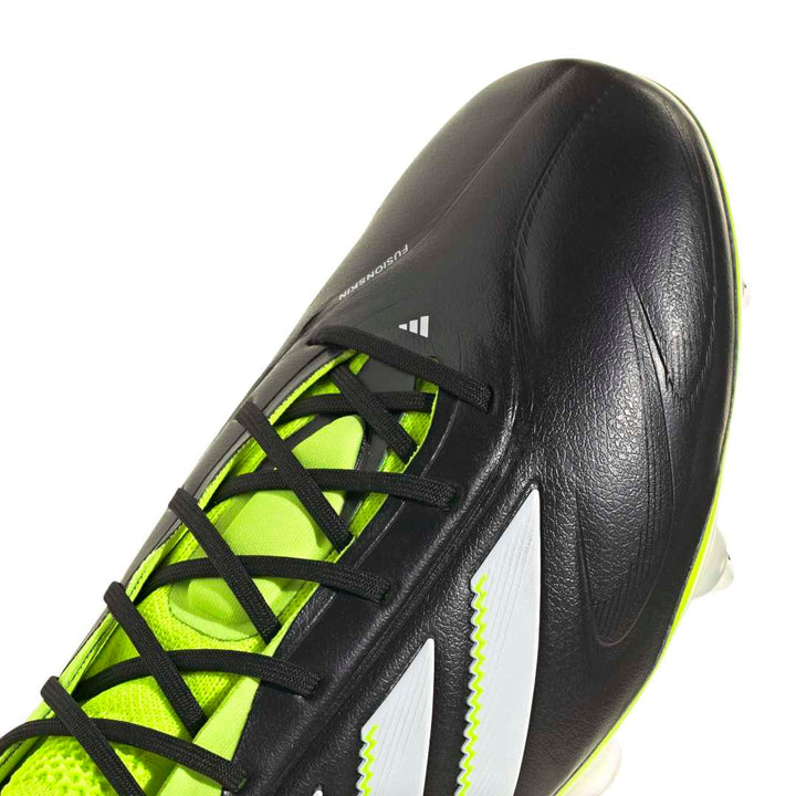 Adidas Copa Pure 3 Elite Soft Ground Boots - Core Black / White / Lucid Lemon