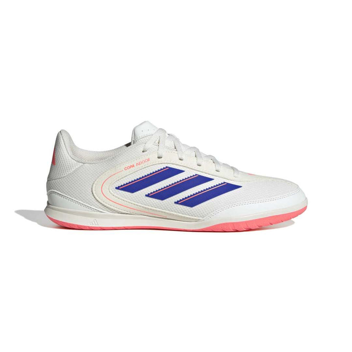 Adidas Copa Court indoor Club Futsal Shoes - White/Blue/Coral