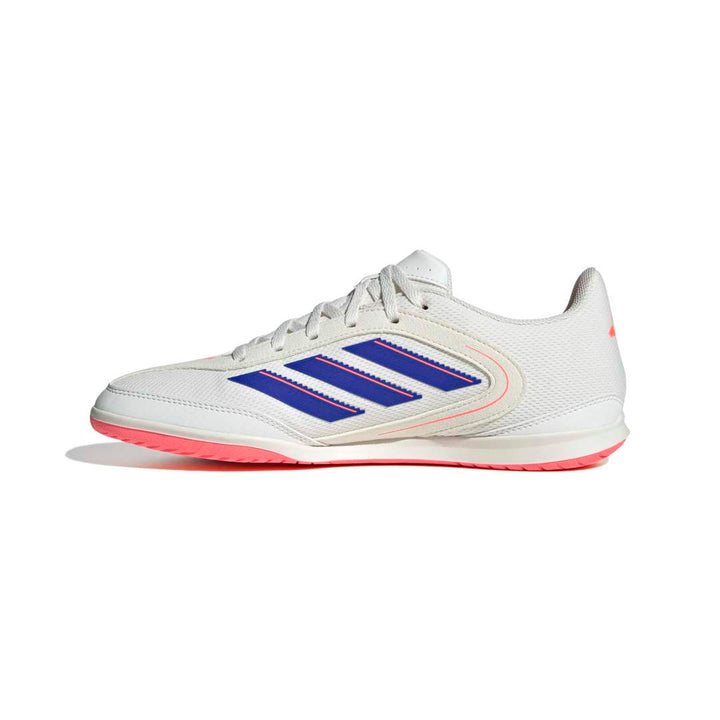 Adidas Copa Court indoor Club Futsal Shoes - White/Blue/Coral