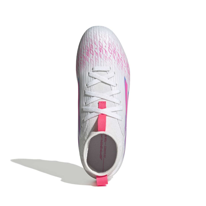 Adidas F50 Sparkfusion League FG/AG Boots Kids - Cloud White/Lucid Pink/ Cloud White