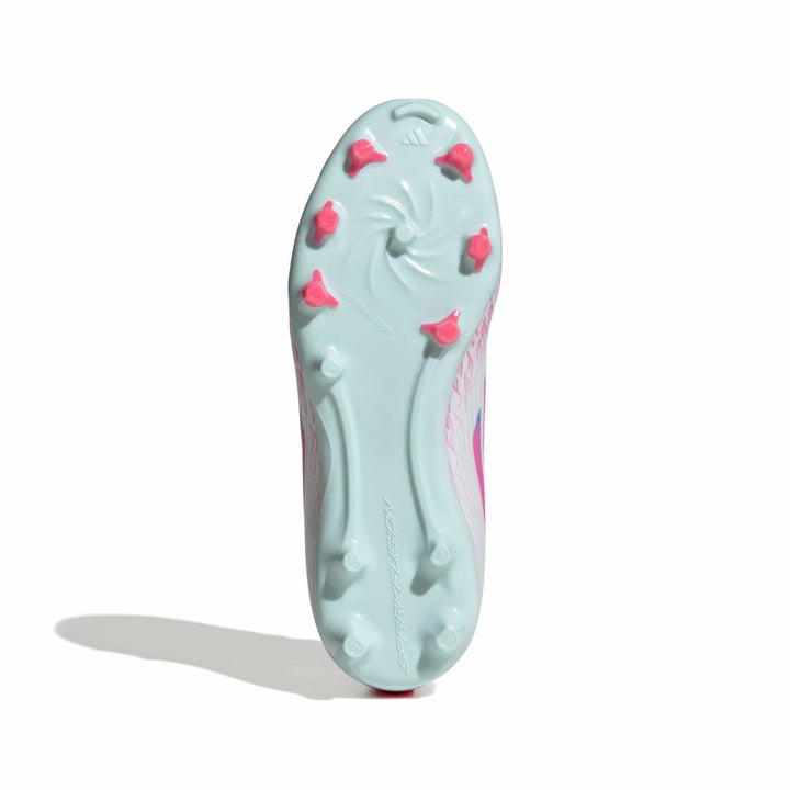 Adidas F50 Sparkfusion League FG/AG Boots Kids - Cloud White/Lucid Pink/ Cloud White