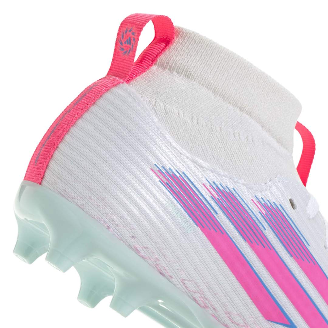 Adidas F50 Sparkfusion League FG/AG Boots Kids - Cloud White/Lucid Pink/ Cloud White