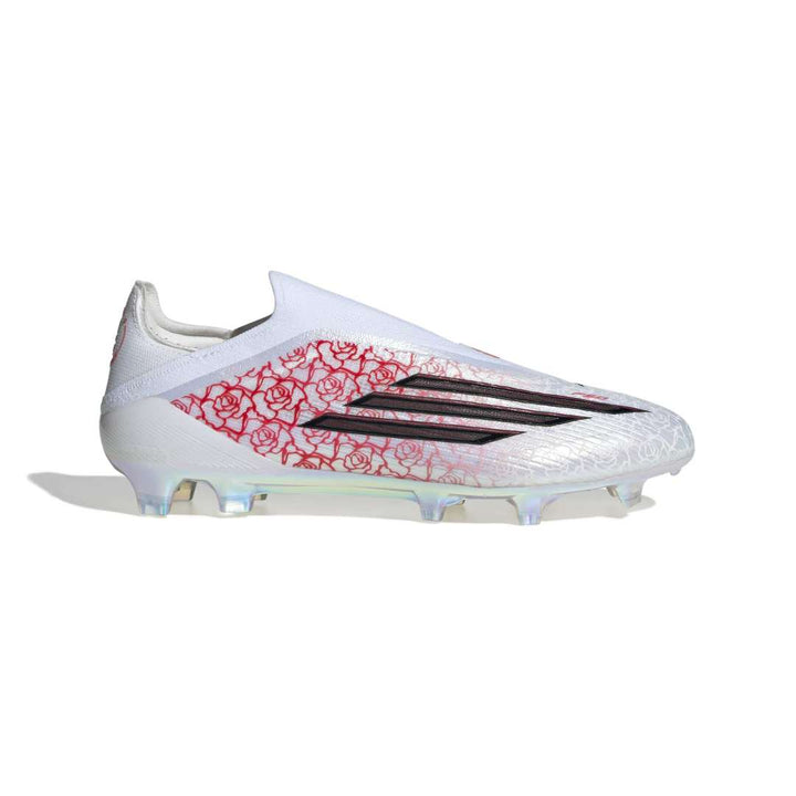 F50 Elite Laceless FG Football Boots - Lamine Yamal - White / Red / Black