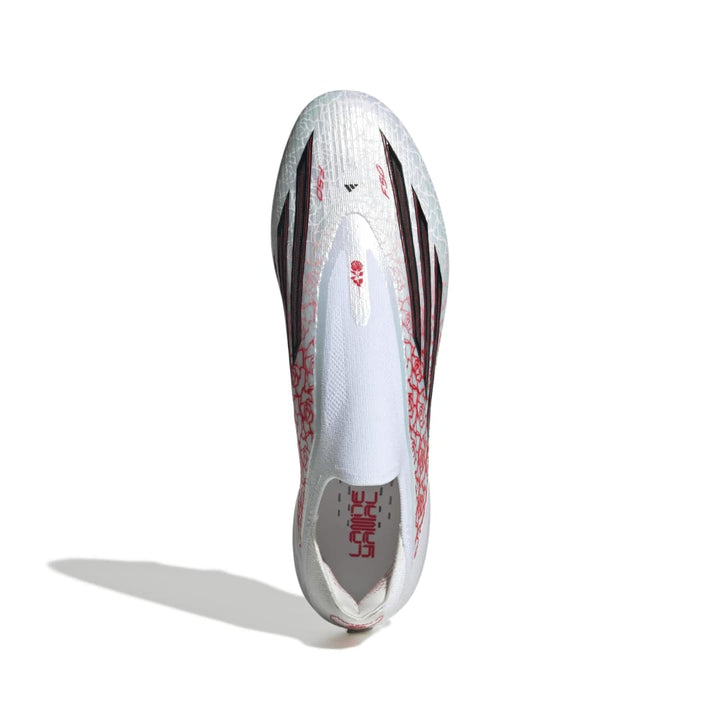 F50 Elite Laceless FG Football Boots - Lamine Yamal - White / Red / Black