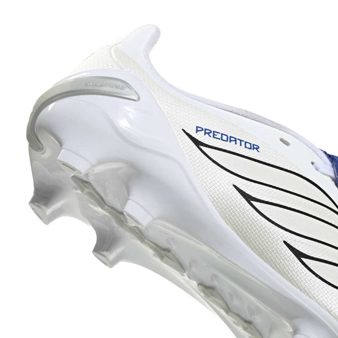 Predator League Fold-Over Tongue FG Boots Kids - Metallic / White / Royal Blue