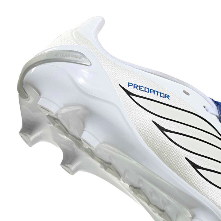 Predator League Fold-Over Tongue FG Boots Kids - Metallic / White / Royal Blue