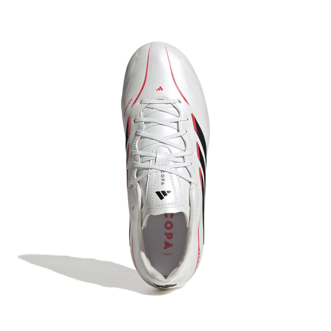 Copa Pure IV League FG Boots Kids - Metallic / Black / Red
