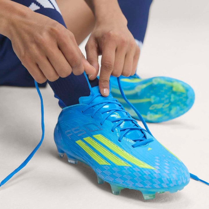 Adidas F50 Elite FG Boots - Lucid Blue / Solar Yellow