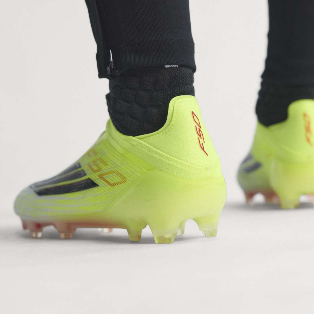F50 Elite Laceless FG Boots - Yellow / Black / Red