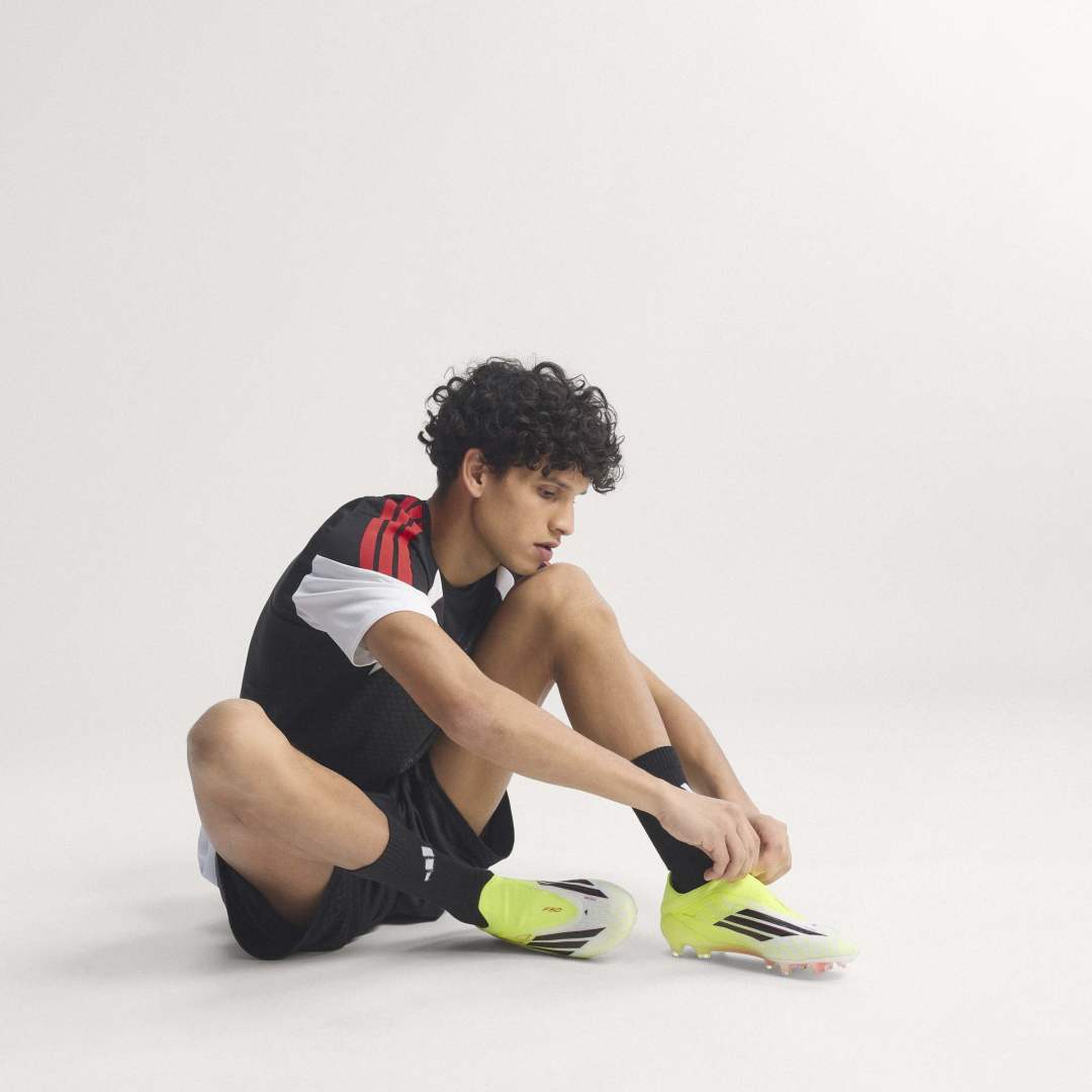 F50 Elite Laceless FG Boots - Yellow / Black / Red