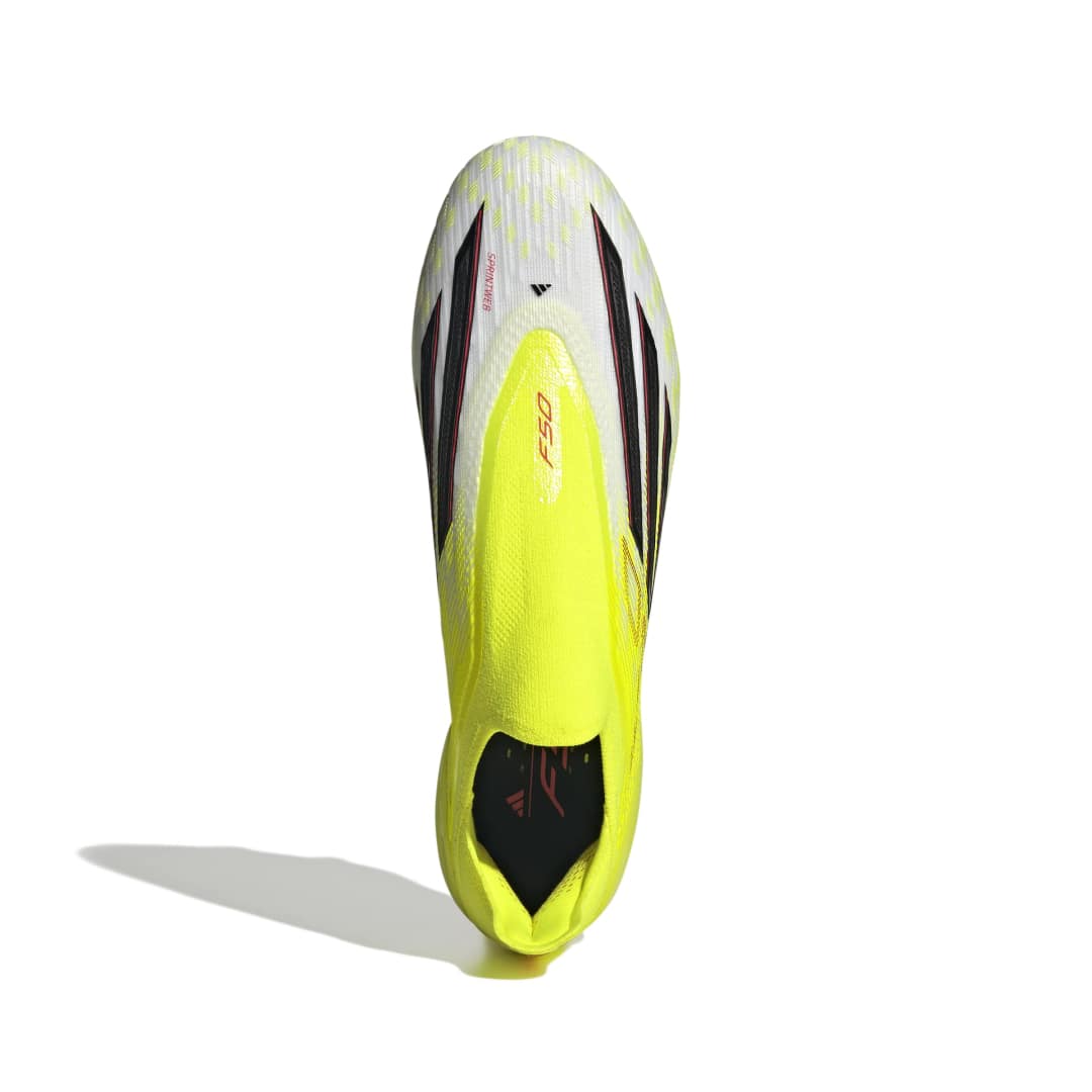 F50 Elite Laceless FG Boots - Yellow / Black / Red