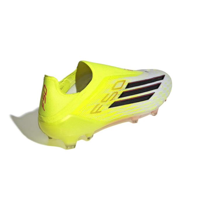 F50 Elite Laceless FG Boots - Yellow / Black / Red