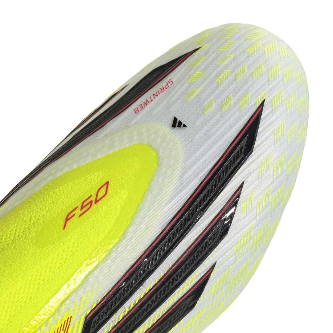 F50 Elite Laceless FG Boots - Yellow / Black / Red