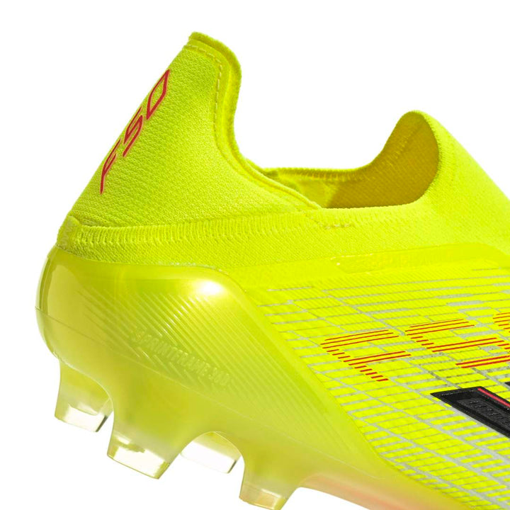 F50 Elite Laceless FG Boots - Yellow / Black / Red