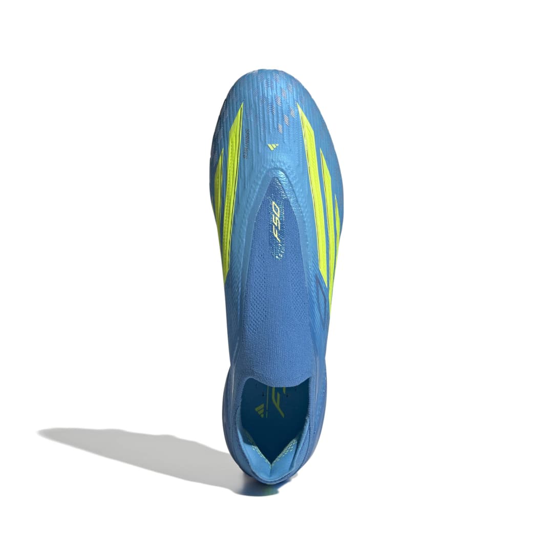 F50 Elite Laceless FG Boots – Blue / Yellow