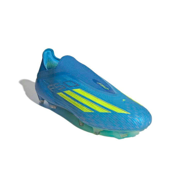 F50 Elite Laceless FG Boots – Blue / Yellow