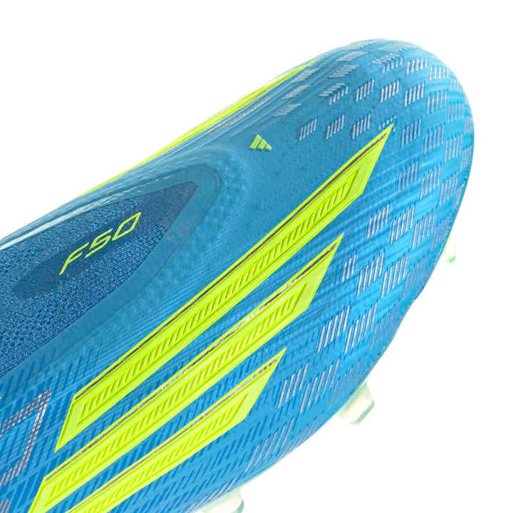 F50 Elite Laceless FG Boots – Blue / Yellow