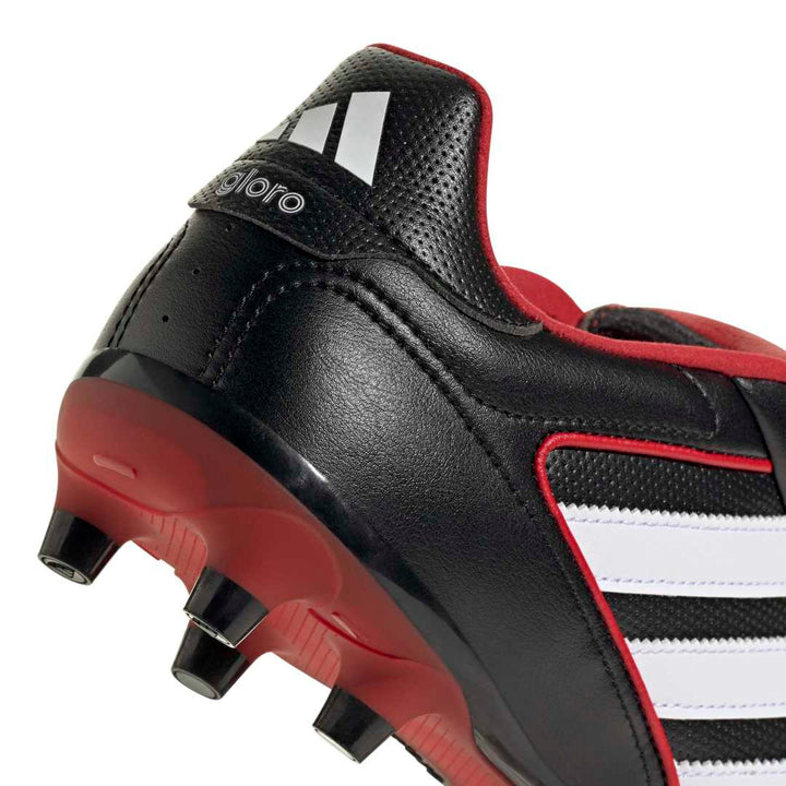 Adidas Copa Gloro 2 Firm Ground Boots - Black / White / Scarlet