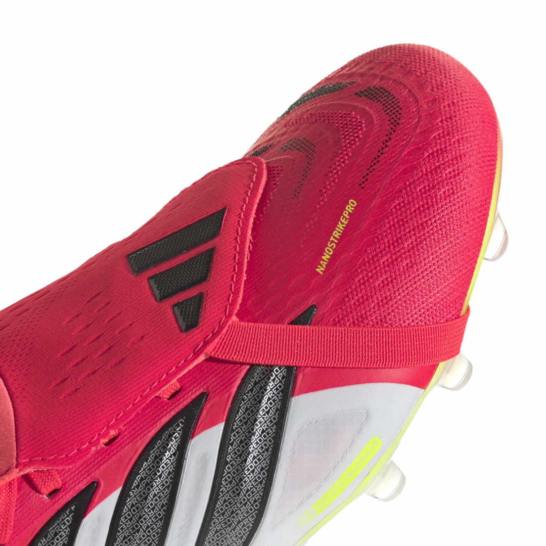Predator Pro Fold-Over Tongue AG Boots - Red / Black / White