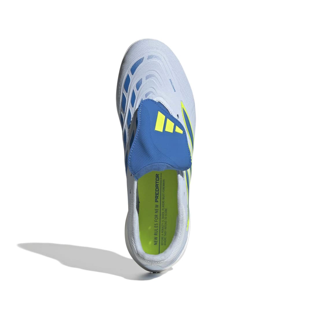 Predator League Fold-Over Tongue Turf Boots – Blue / Yellow